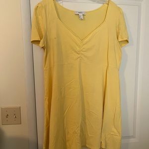 Forever 21 yellow dress plus size 2x